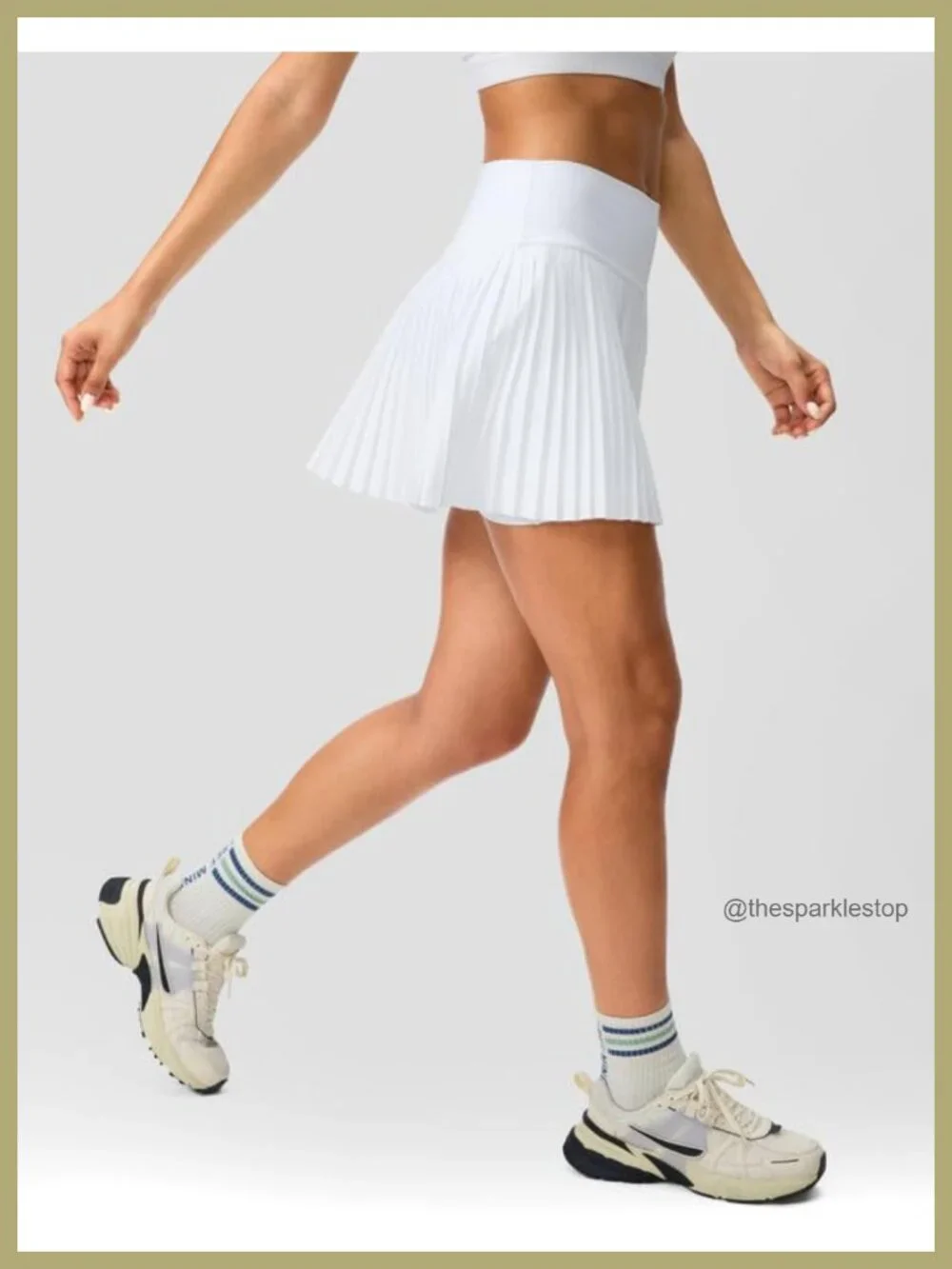 Pleated Tennis Skirt with Pockets High Waisted Athletic Golf Skort